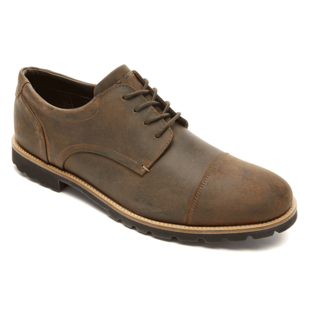 Rockport Oxfords For Mens Brown - Modern Break Captoe - TU3469821